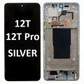 Xiaomi 12T / 12T Pro 5G (2022) LCD touch screen (Original Service Pack) with frame [Silver] X-481